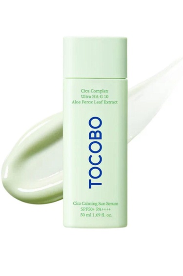  Tocobo Cica Calming Sun Serum 50ml SPF50+ PA++++ - Yatıştırıcı & Nemlendirici Vegan Güneş Koruyucu
