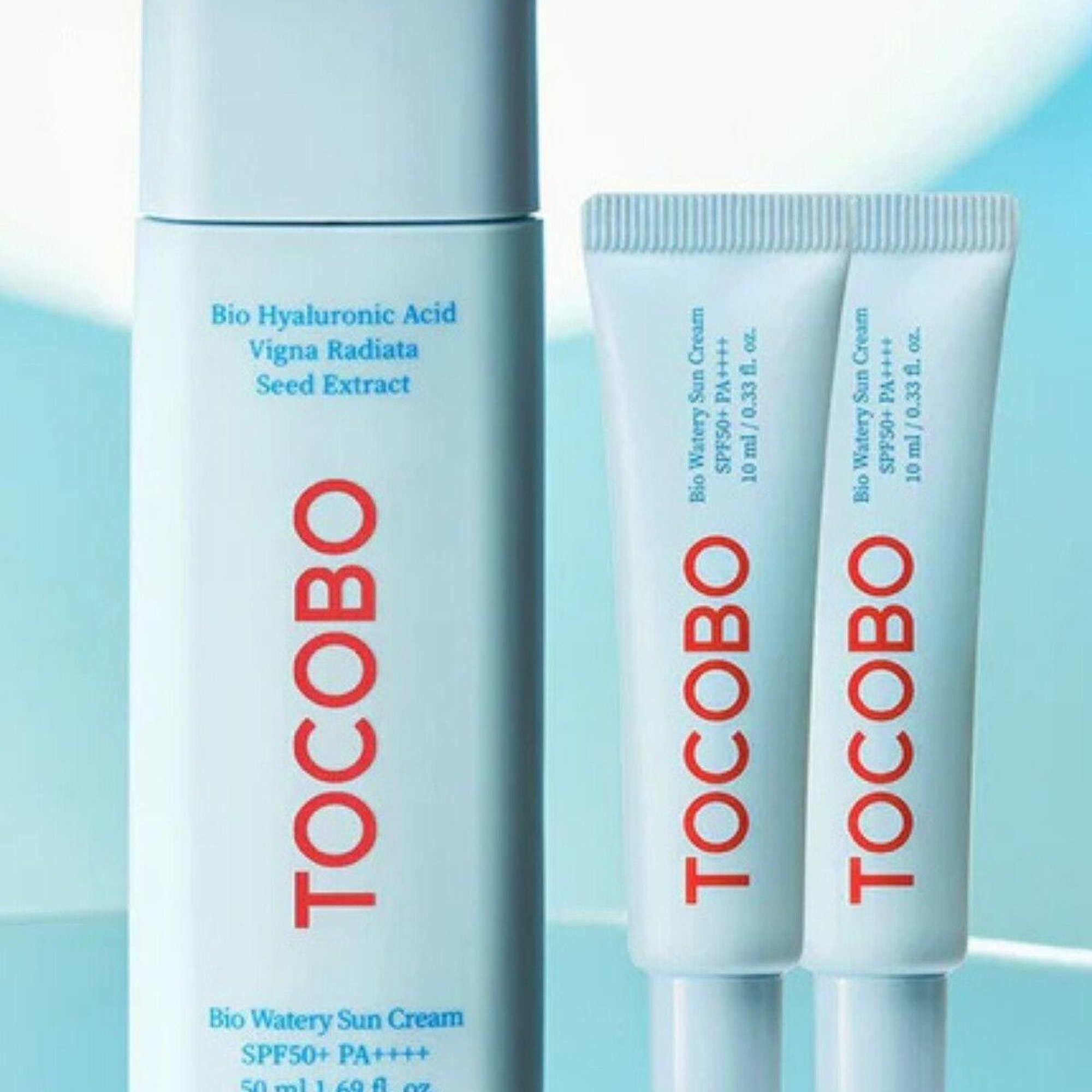 Tocobo Bio Watery Sun Cream SPF50+ PA++++ 10ml - Hafif Yapılı Hyalüronik Asit Vegan Güneş Kremi