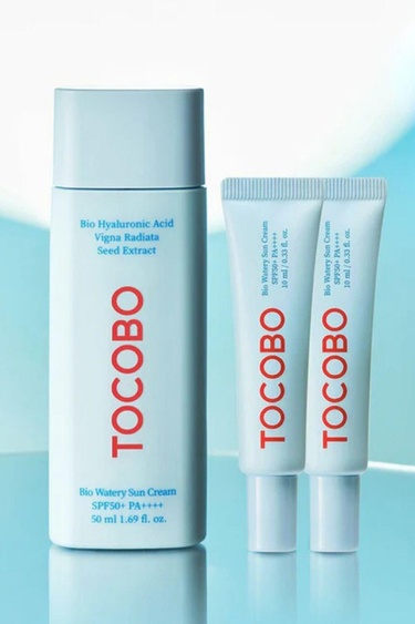  Tocobo Bio Watery Sun Cream SPF50+ PA++++ 10ml - Hafif Yapılı Hyalüronik Asit Vegan Güneş Kremi