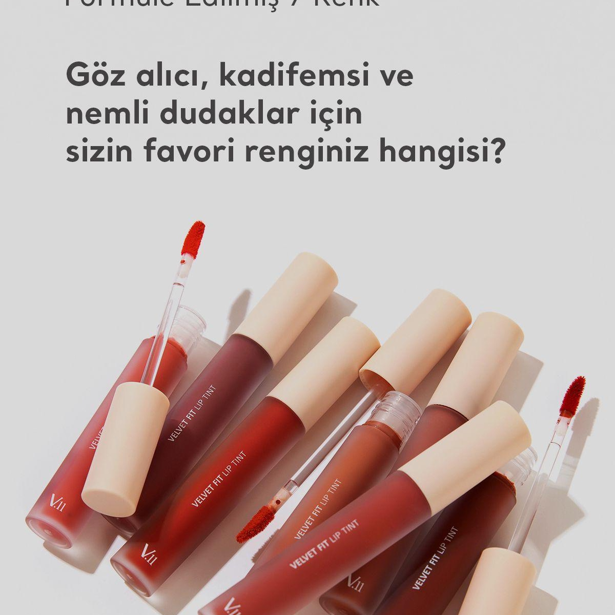 Village 11 Factory Velvet Fit Lip Tint Melted Cherry 4.7g - Mat & Kremsi Dudak Tinti