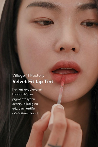  Village 11 Factory Velvet Fit Lip Tint Melted Cherry 4.7g - Mat & Kremsi Dudak Tinti