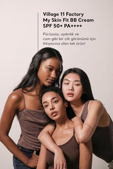  Village 11 Factory My Skin Fit BB Cream SPF 50+ PA++++ #3 Light Beige 20ml - Hyalüronik Asit & Cica BB Krem