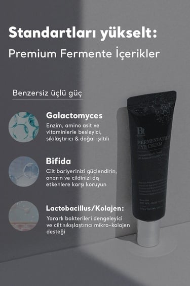  Benton Fermentation Eye Cream 30g - Kırışıklık ve Yaşlanma Karşıtı Nemlendirici Premium Fermente Göz Kremi