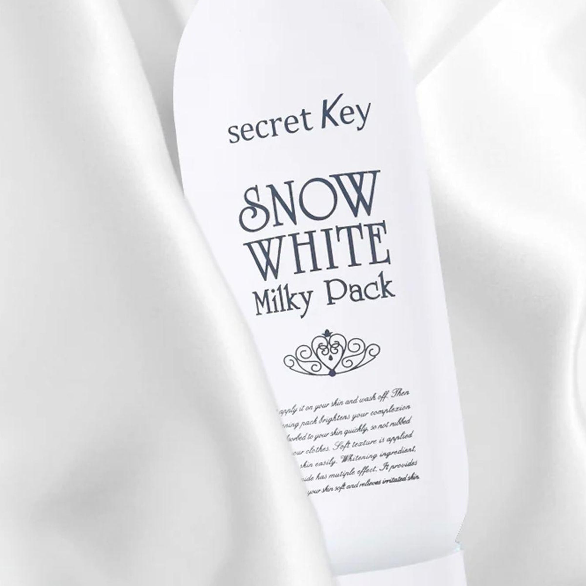 Secret Key Snow White Milky Pack - Vücut İçin Cilt Beyazlatıcı Wash Off Maske