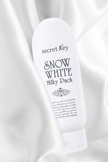  Secret Key Snow White Milky Pack - Vücut İçin Cilt Beyazlatıcı Wash Off Maske