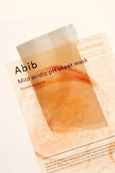  Abib Mild Acidic pH Sheet Mask Glutathiosome - Fit Aydınlatıcı C vitamini & Kafein Maskesi