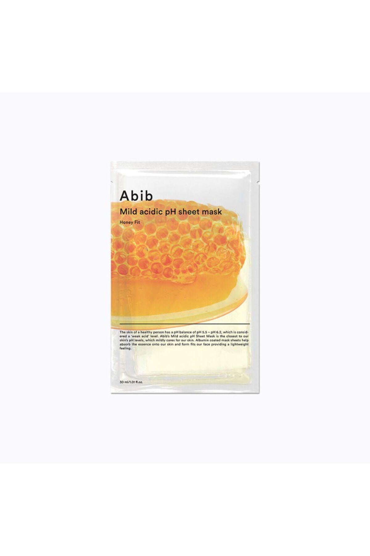 Abib Mild Acidic pH Sheet Mask Honey Fit - Bal Özlü Yoğun Nemlendirici Besleyici Maske