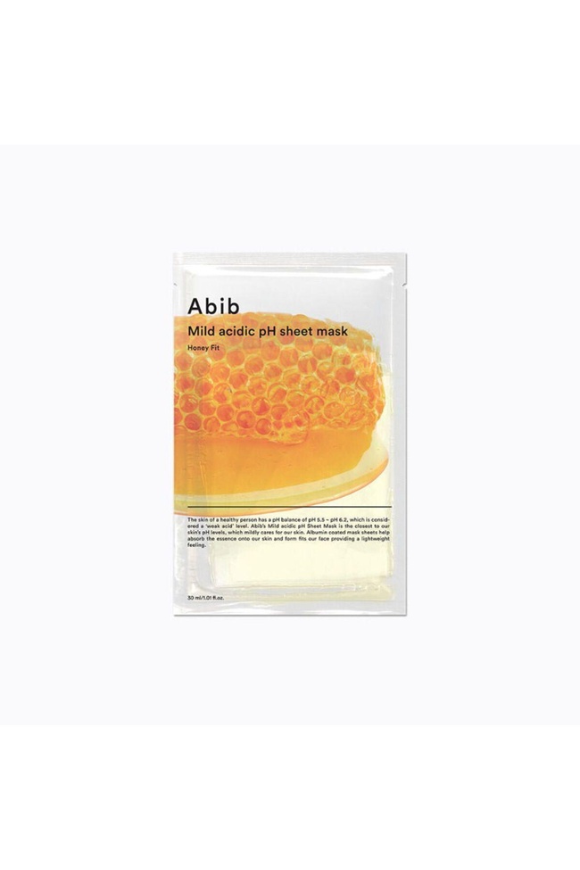  Abib Mild Acidic pH Sheet Mask Honey Fit - Bal Özlü Yoğun Nemlendirici Besleyici Maske