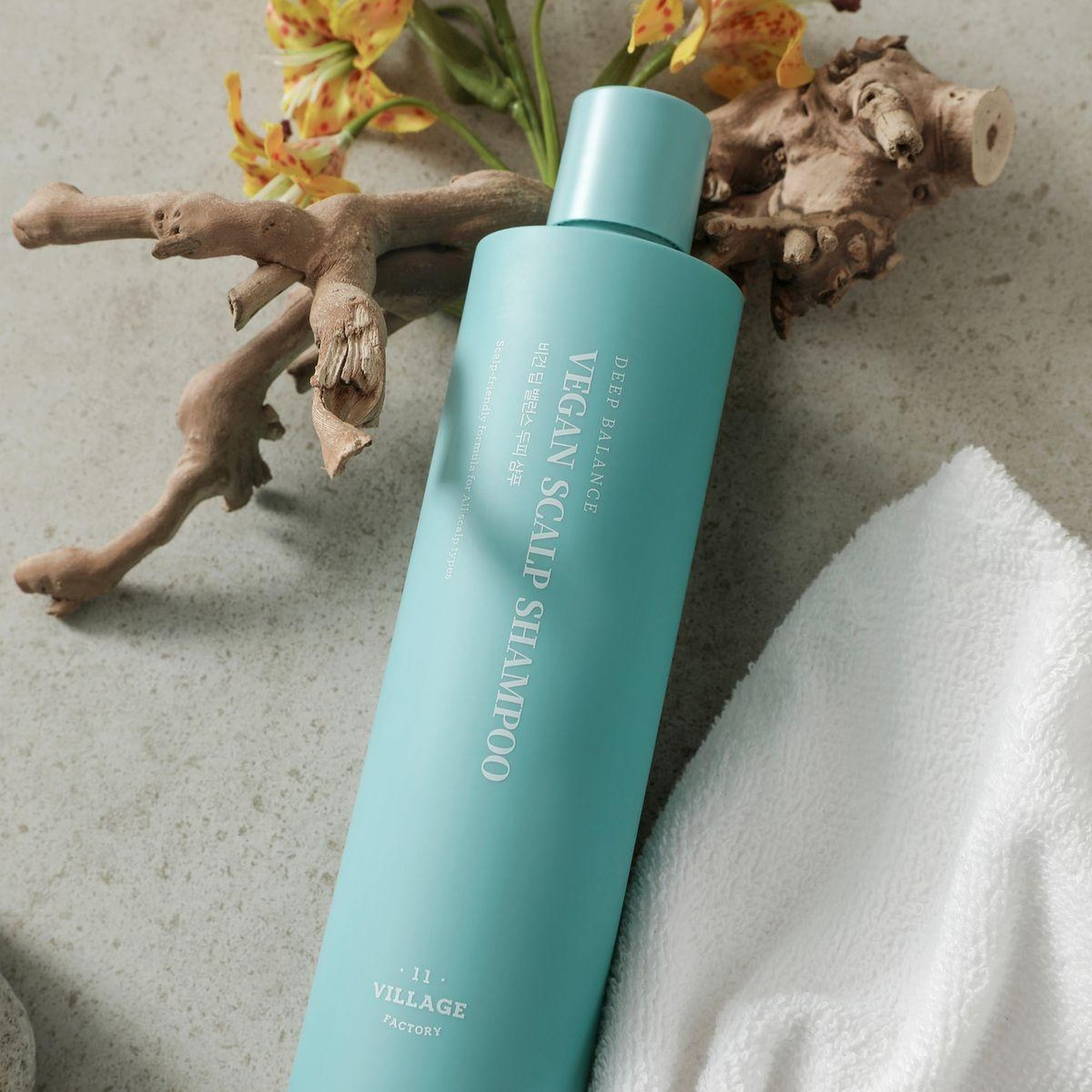 Village 11 Factory Vegan Deep Balance Scalp Shampoo 300g - Dökülme Karşıtı Vegan Şampuan