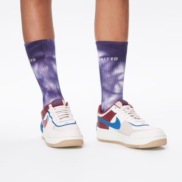  UNITED4 Classic Unisex Mor/Mavi 2'li Çorap