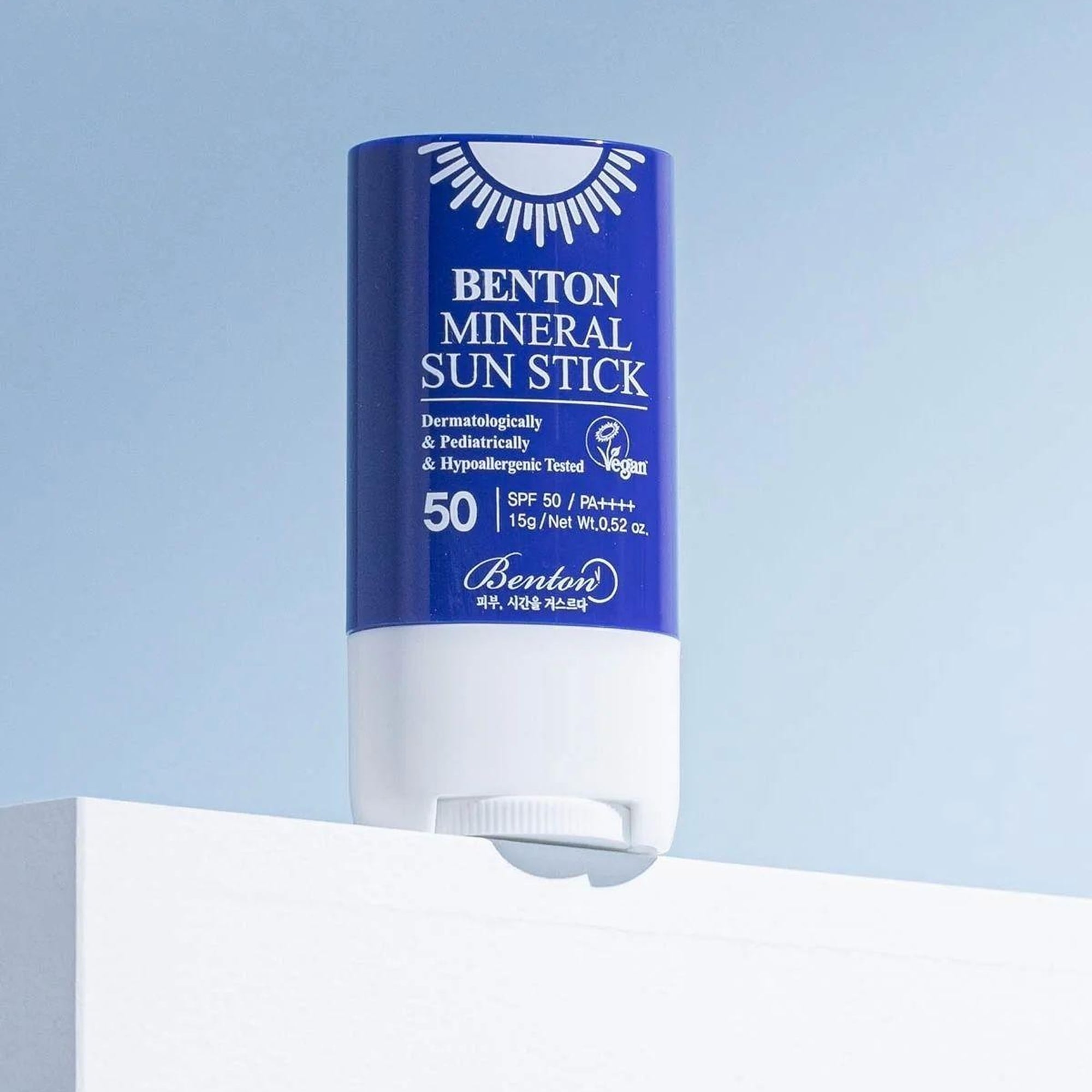 Benton Mineral Sun Stick SPF50 PA++++ 15g - %100 Fiziksel Vegan Stick Güneş Koruyucu Hafif & İz Bırakmayan Formül Yüksek Koruma