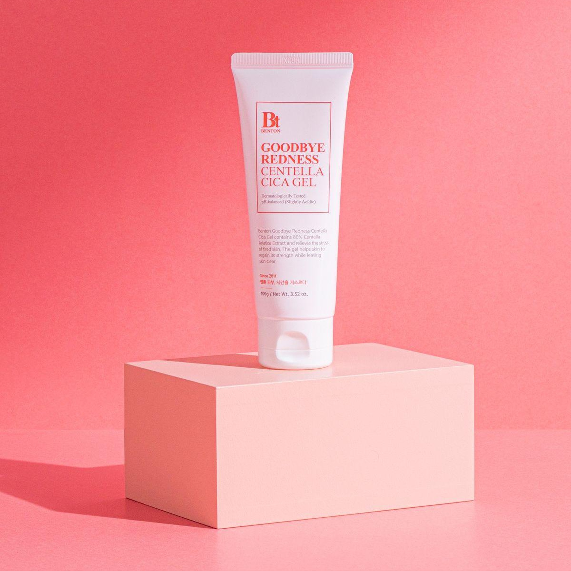 Benton Goodbye Redness Centella Gel 100g - Hassas ve İrite Ciltler için Kızarıklık Karşıtı Yatıştırıcı Centella (Cica) Vegan Jel