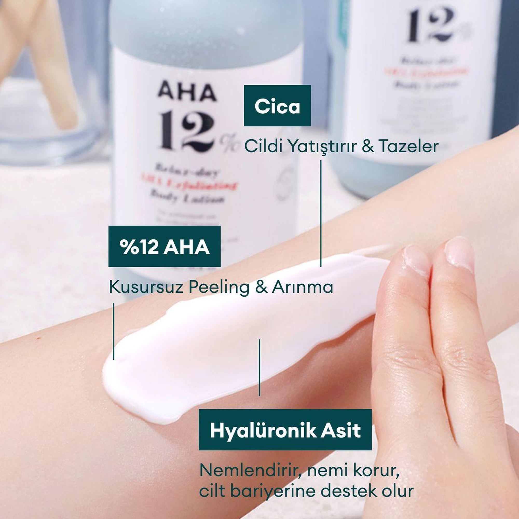 Village 11 Factory Relax Day Aha Exfoliating Body Lotion 300ml - Batık Akne Leke & Kararma Karşıtı Arındırıcı Glikolik Asit Vücut Peeling Losyonu