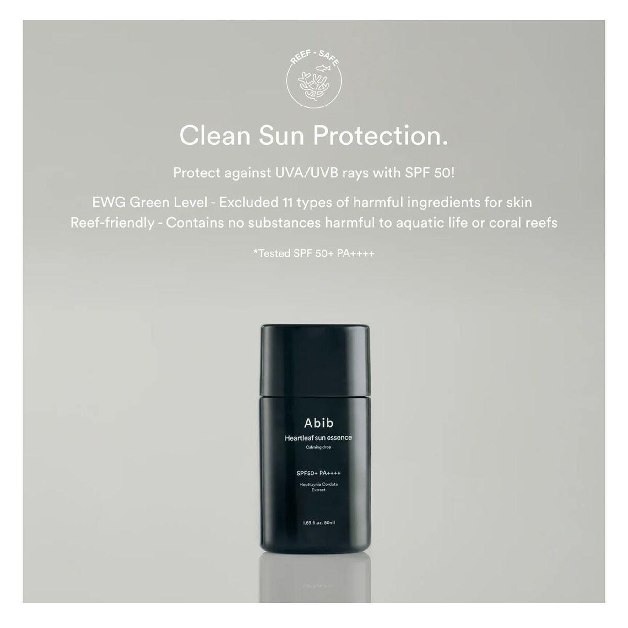 Abib Heartleaf Sun Essence Calming Drop 50ml - SPF50+ PA++++ Yatıştırıcı Güneş Koruyucu Esans