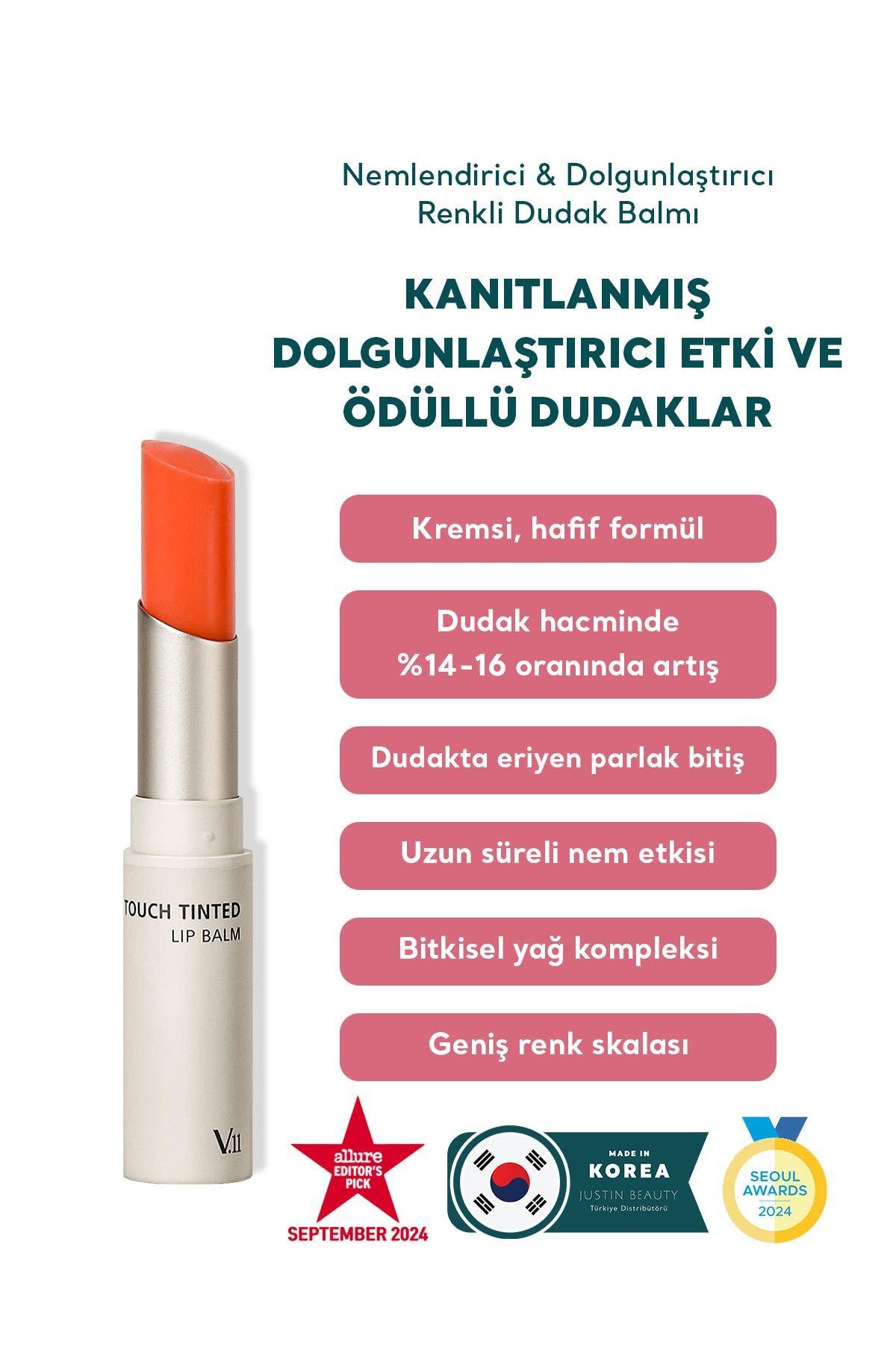  Village 11 Factory Plumpang Color Lip Balm Sunny Peach 4g - Nemlendirici & Dolgunlaştırıcı Renkli Dudak Balmı