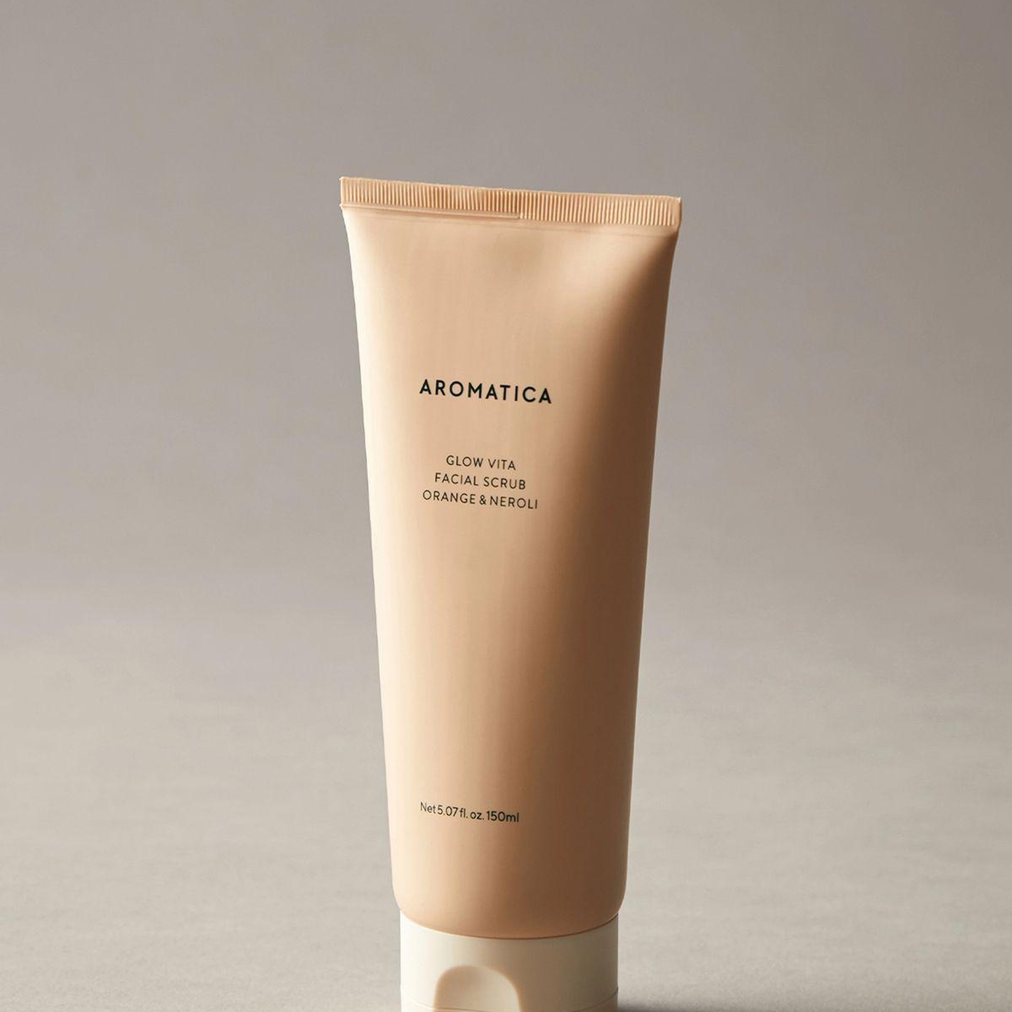 Aromatica Glow Vita Facial Scrub Orange & Neroli 150ml - Canlandırıcı Vegan Vitamin & Kil Scrub