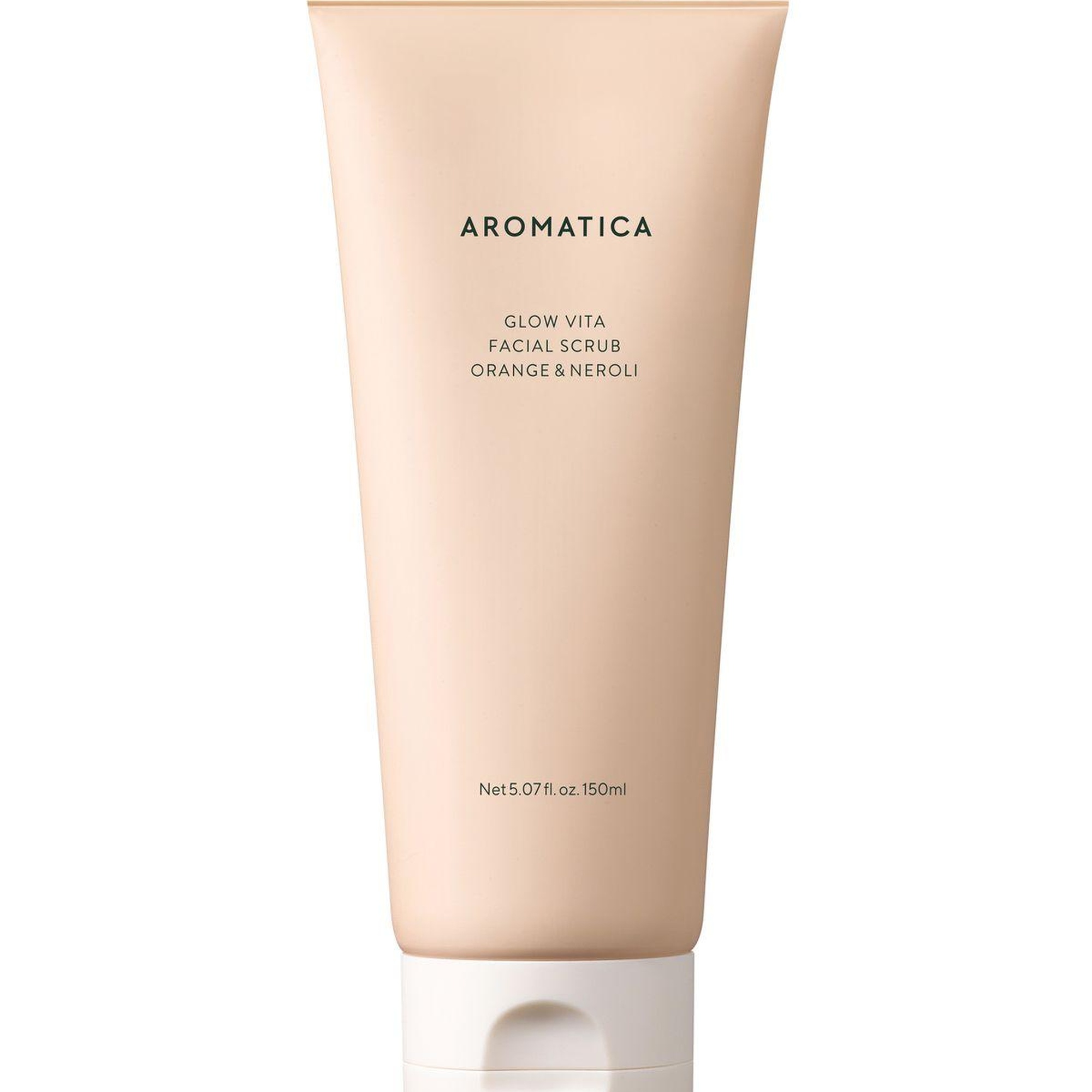 Aromatica Glow Vita Facial Scrub Orange & Neroli 150ml - Canlandırıcı Vegan Vitamin & Kil Scrub
