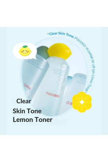  Tocobo AHA BHA Lemon Toner 30ml - Aydınlatıcı & Arındırıcı Vegan Tonik