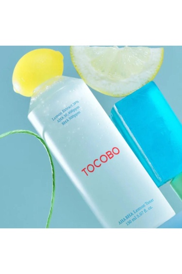  Tocobo AHA BHA Lemon Toner 30ml - Aydınlatıcı & Arındırıcı Vegan Tonik