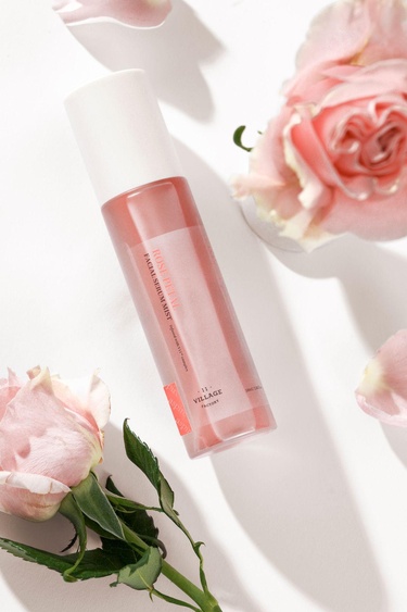  Village 11 Factory Fresh Dewy Rose Petal Facial Serum Mist 100ml - Anti Aging & Antioksidan Vegan Serum Mist