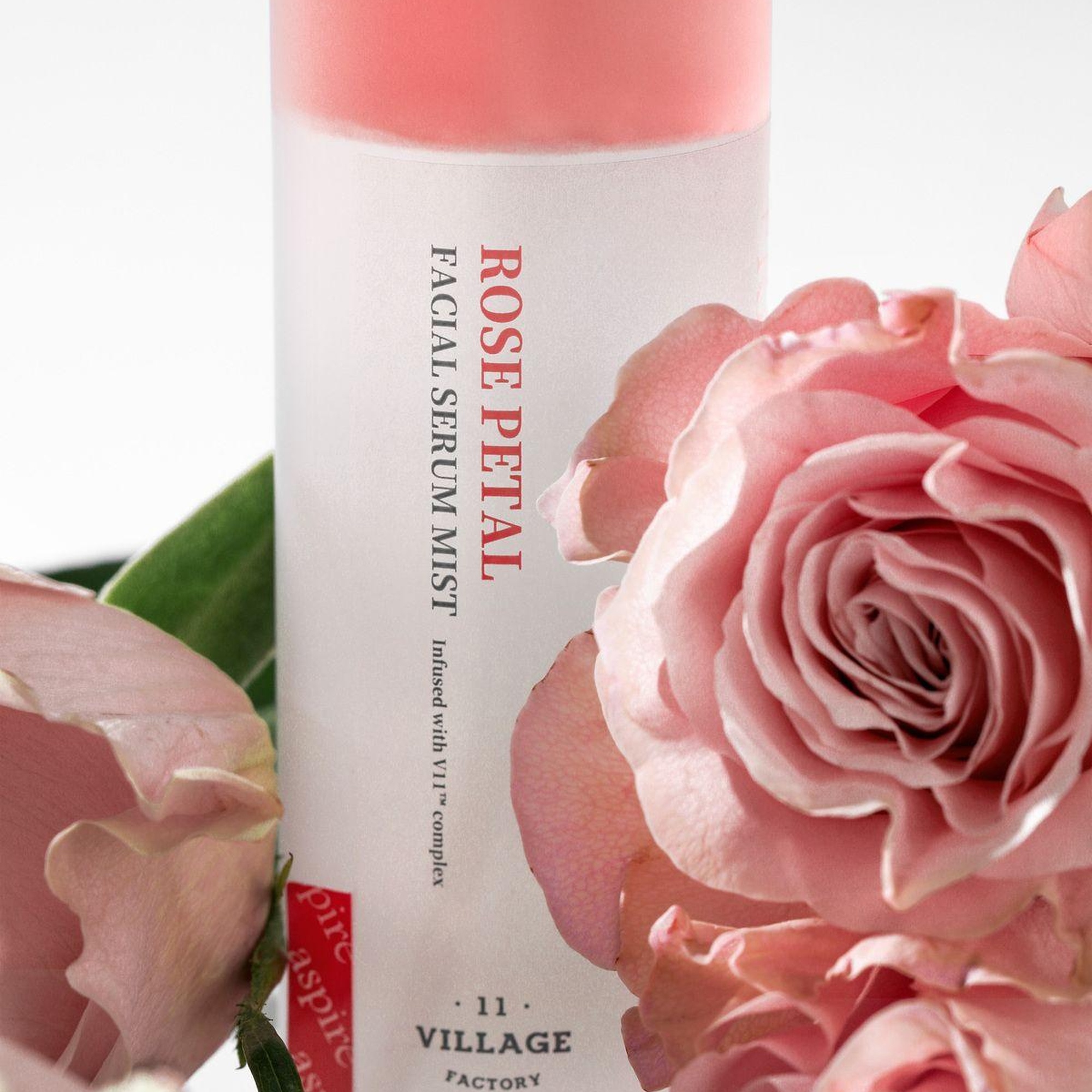Village 11 Factory Fresh Dewy Rose Petal Facial Serum Mist 100ml - Anti Aging & Antioksidan Vegan Serum Mist