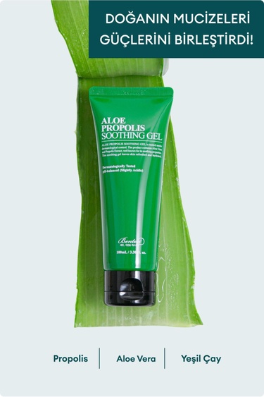  Benton Aloe Propolis Soothing Gel 100ml - Aloe & Propolis İçeren Cilt Yatıştırıcı Jel