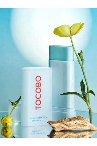  Tocobo Cotton Soft Sun Stick SPF50+ PA++++ 19 gr - Yatıştırıcı Vegan Stick Güneş Koruyucu