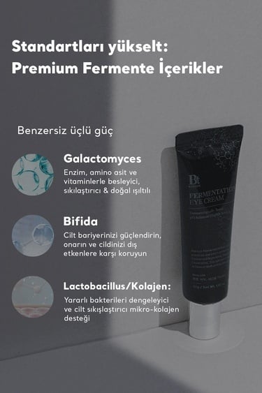  Benton Fermentation Eye Cream 10g - Kırışıklık ve Yaşlanma Karşıtı Nemlendirici Premium Fermente Göz Kremi