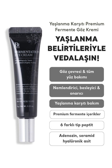  Benton Fermentation Eye Cream 10g - Kırışıklık ve Yaşlanma Karşıtı Nemlendirici Premium Fermente Göz Kremi