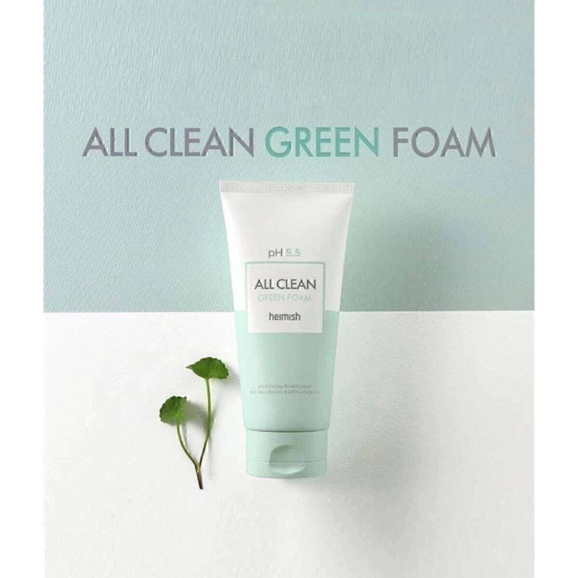 Heimish All Clean Green Foam 150g - pH 5,5 Değerinde Hassas Ciltler İçin Temizleyici