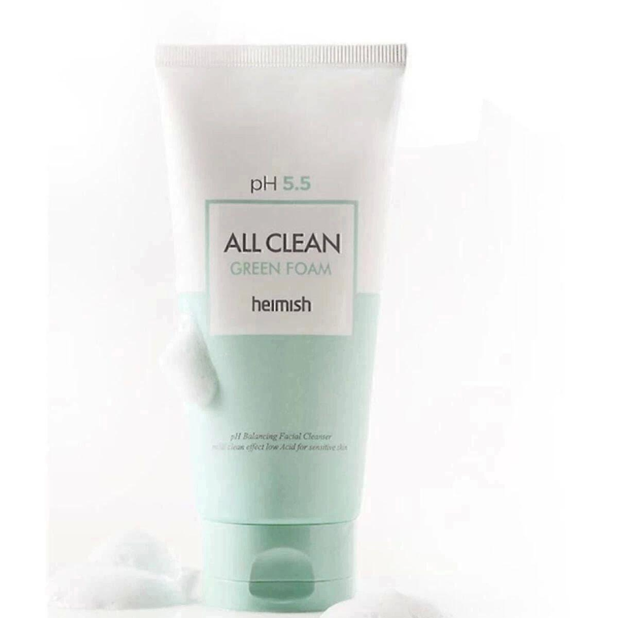 Heimish All Clean Green Foam 150g - pH 5,5 Değerinde Hassas Ciltler İçin Temizleyici