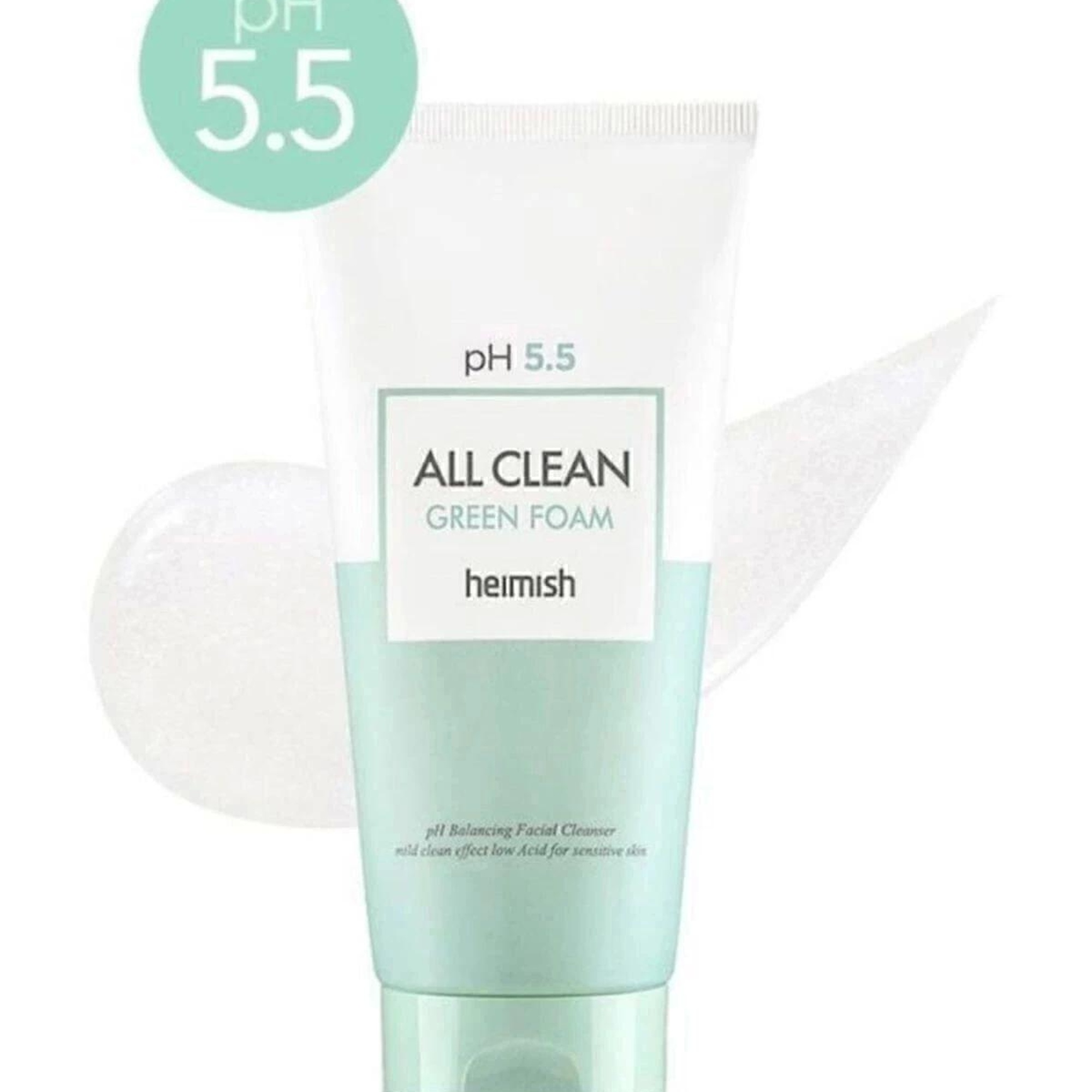 Heimish All Clean Green Foam 150g - pH 5,5 Değerinde Hassas Ciltler İçin Temizleyici