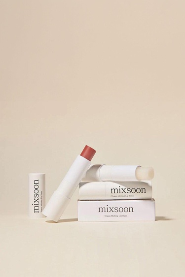  Mixsoon Vegan Melting Lip Balm 02.Dry Rose 4gr - Nem Bombası & Besleyici Dudak Balmı
