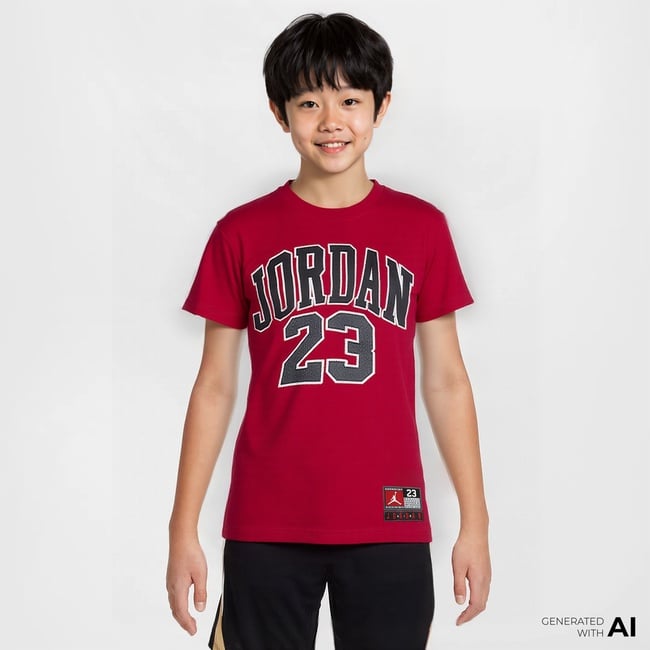  Jordan Practice Flight Çocuk Kırmızı T-Shirt