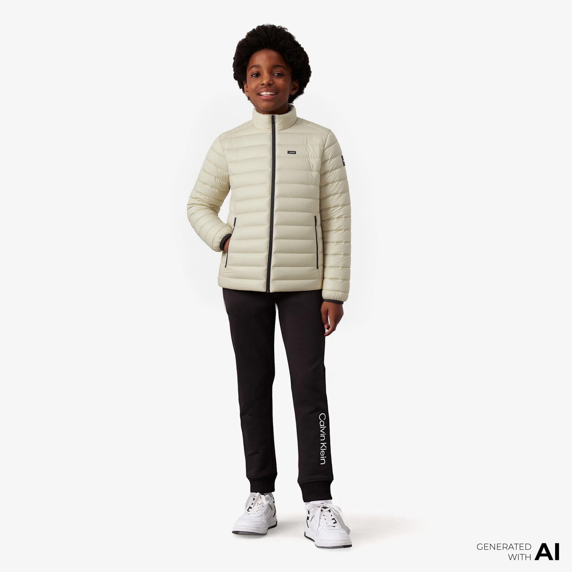  Calvin Klein Nos Erkek Yeşil Ceket