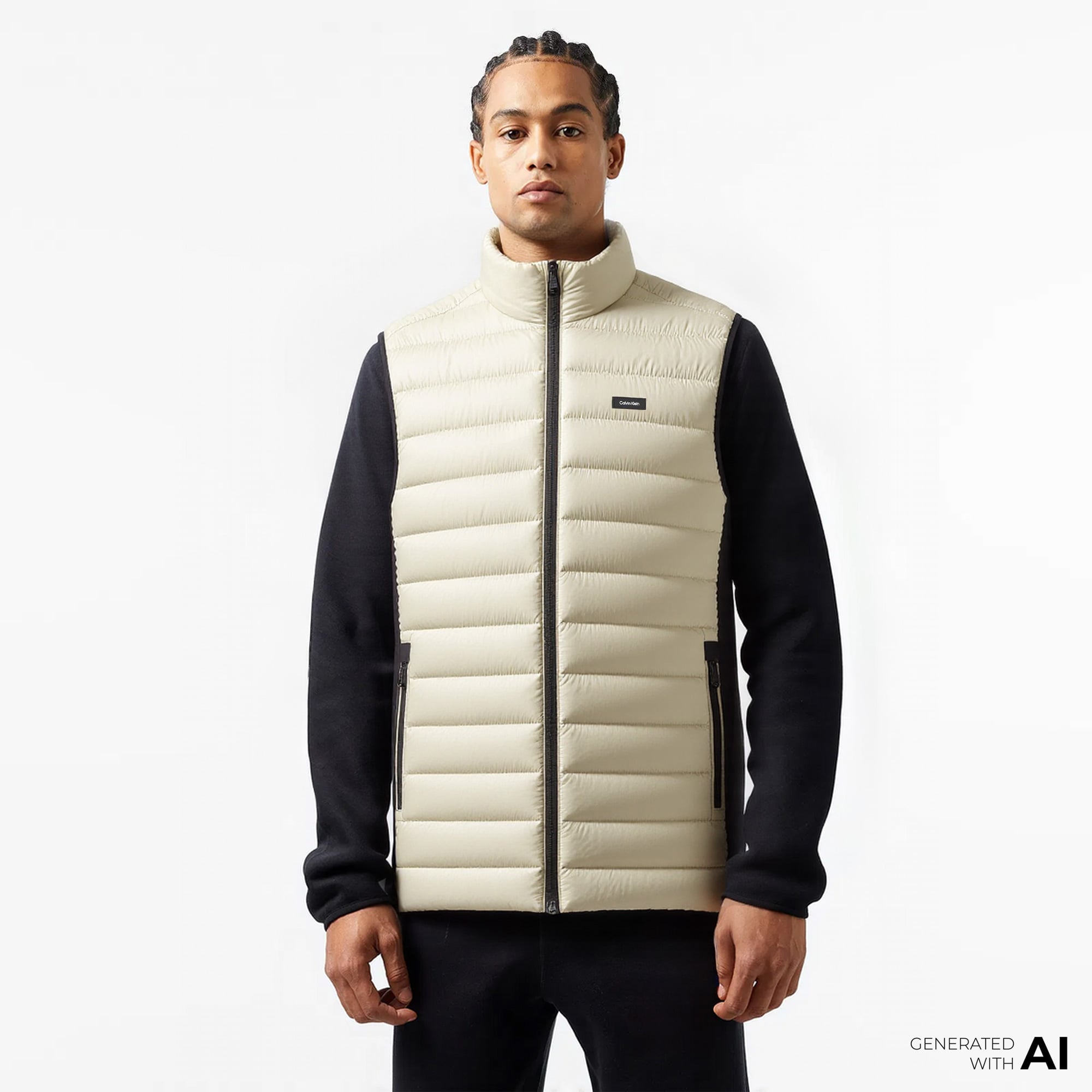  Calvin Klein Nos Erkek Yeşil Yelek