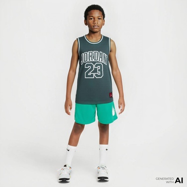  Jordan Jdn Jordan 23 Jersey Çocuk Yeşil Kolsuz Atlet