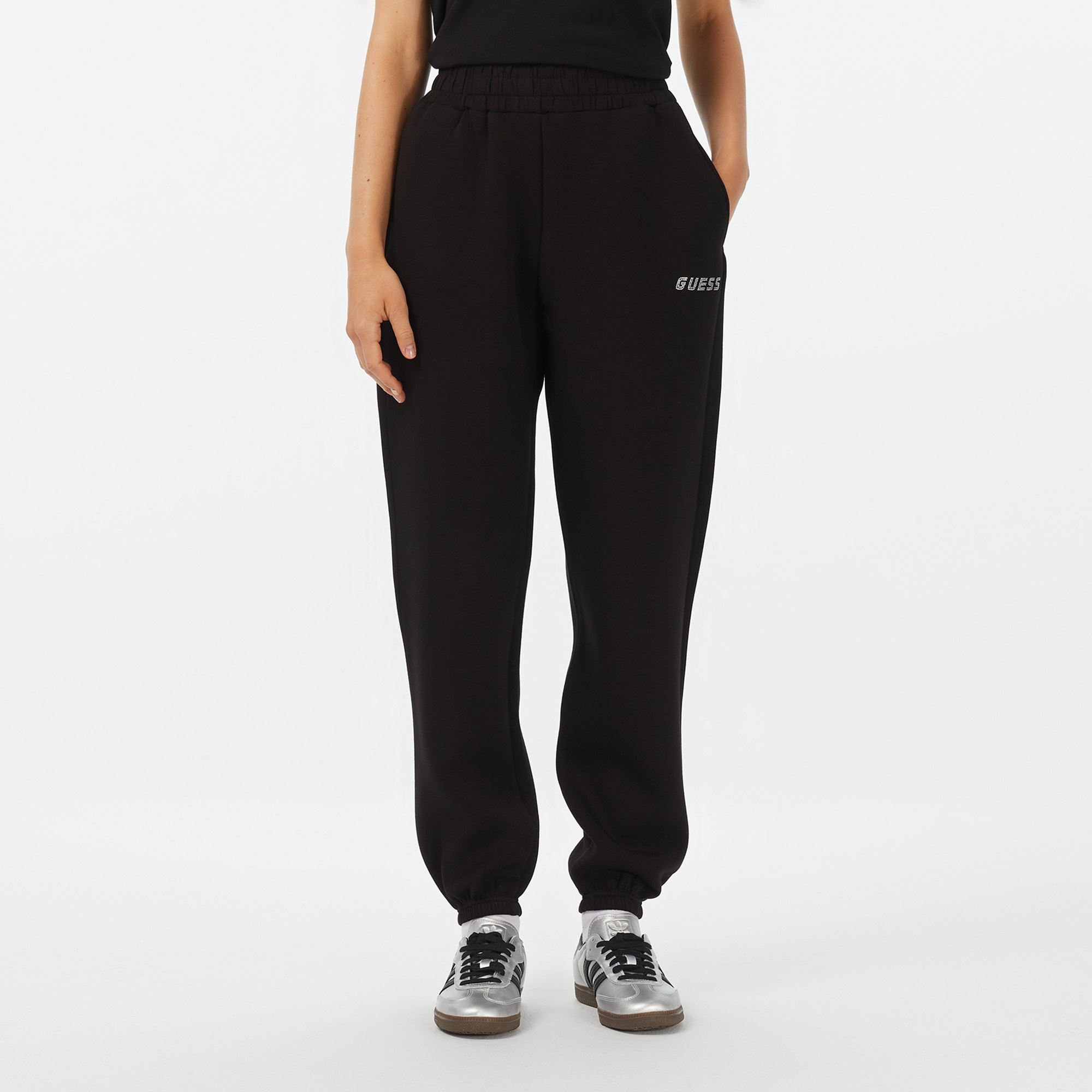 Guess Kadın Siyah Eşofman Altı