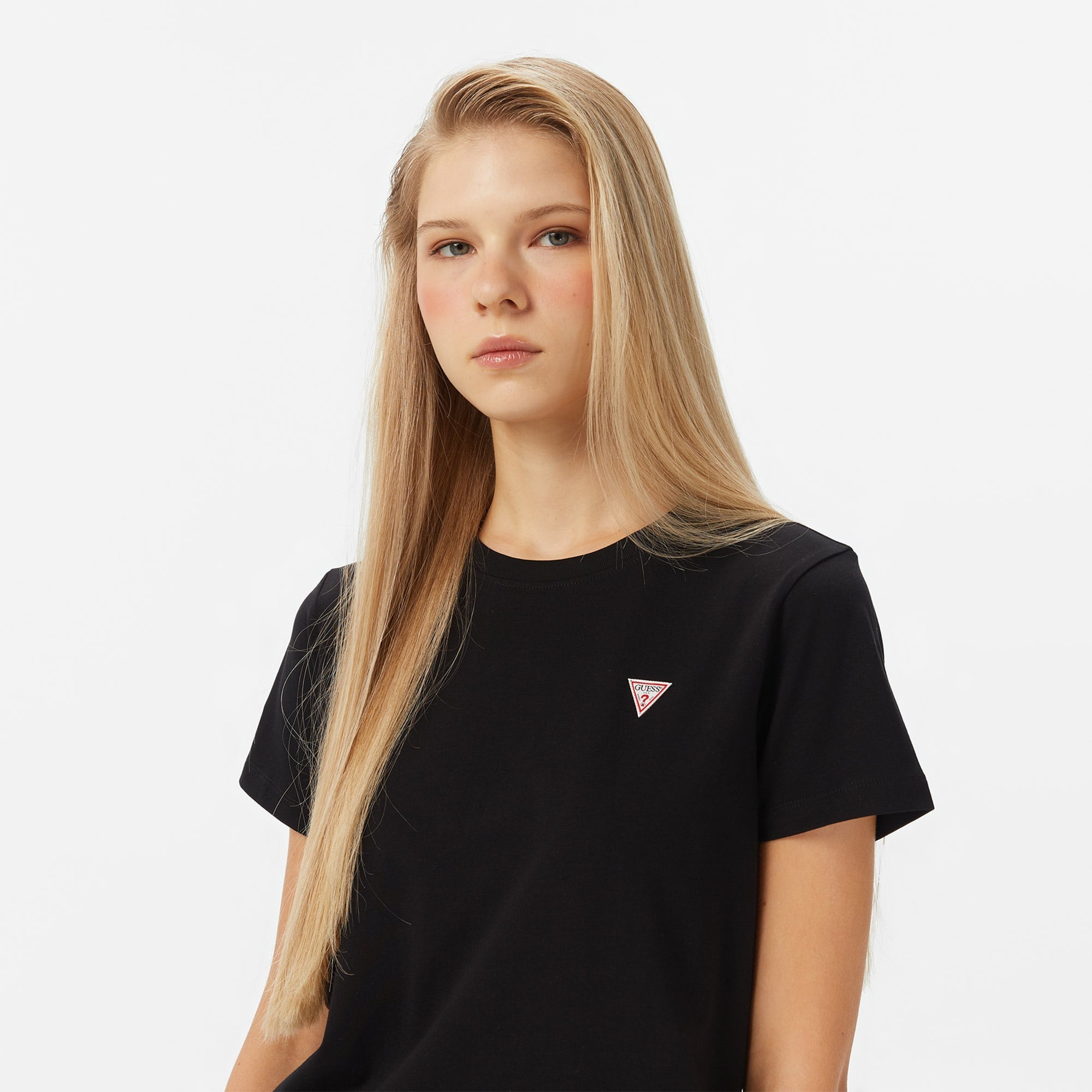 Guess Kadın Siyah T-Shirt