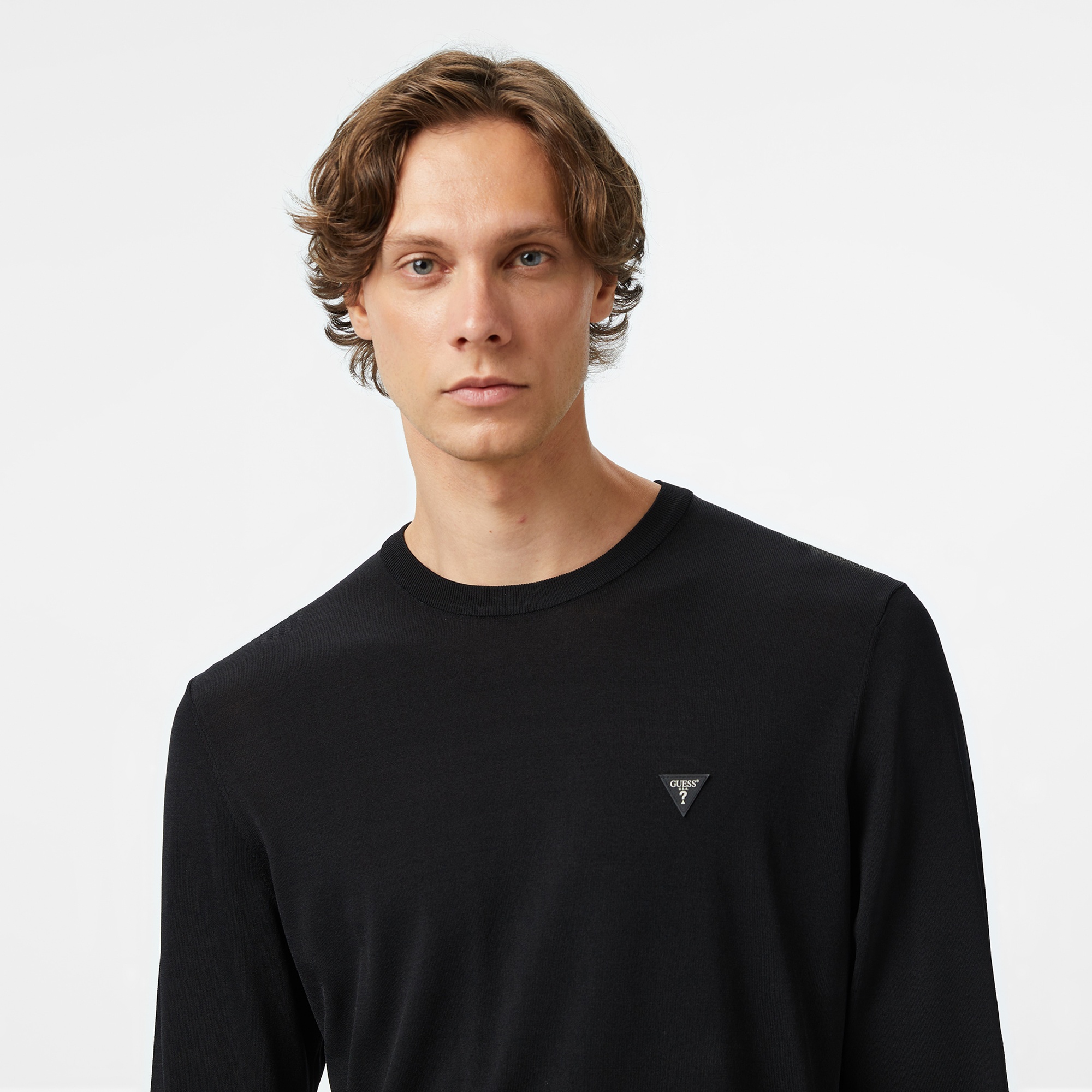 Guess Erkek Siyah Kazak