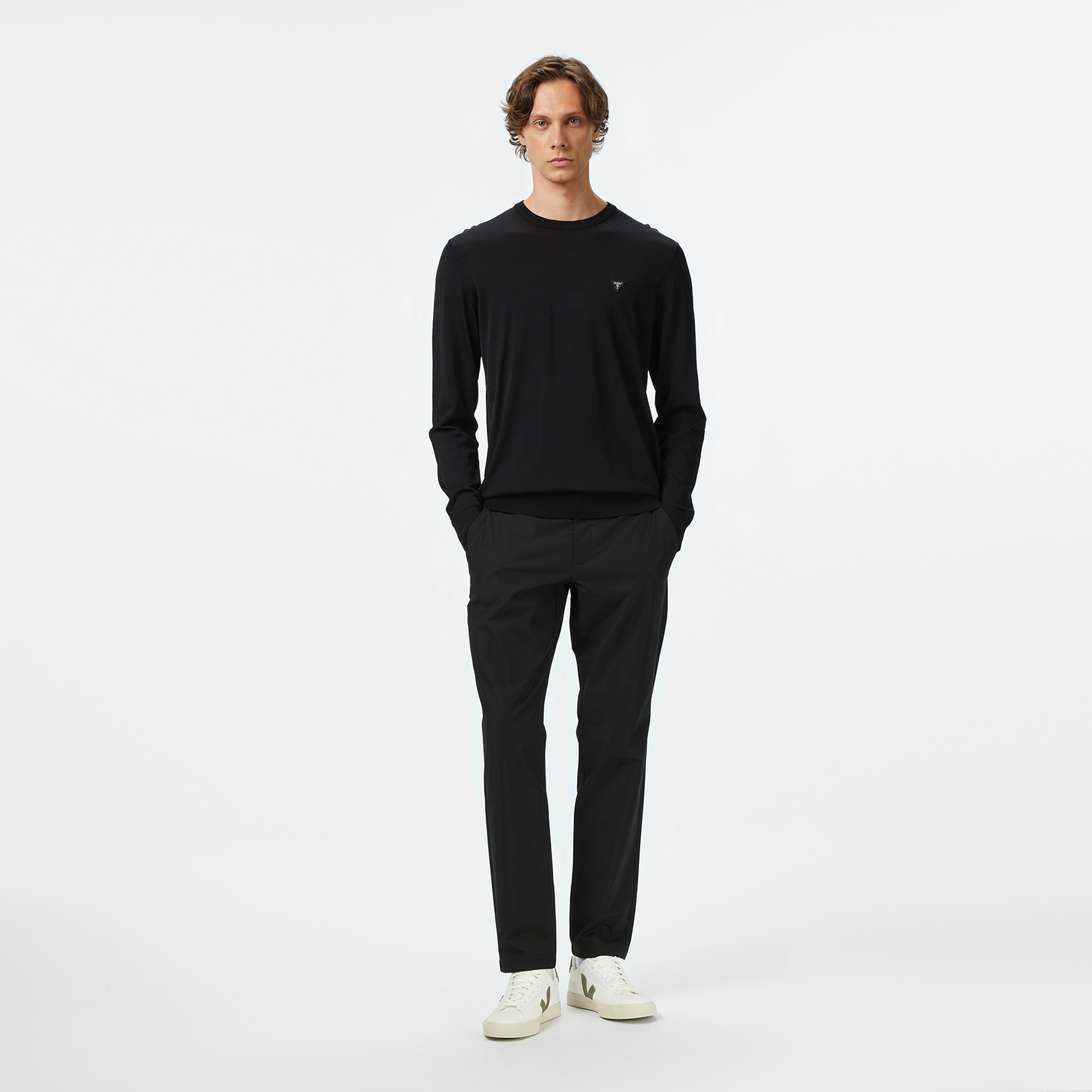 Guess Erkek Siyah Kazak