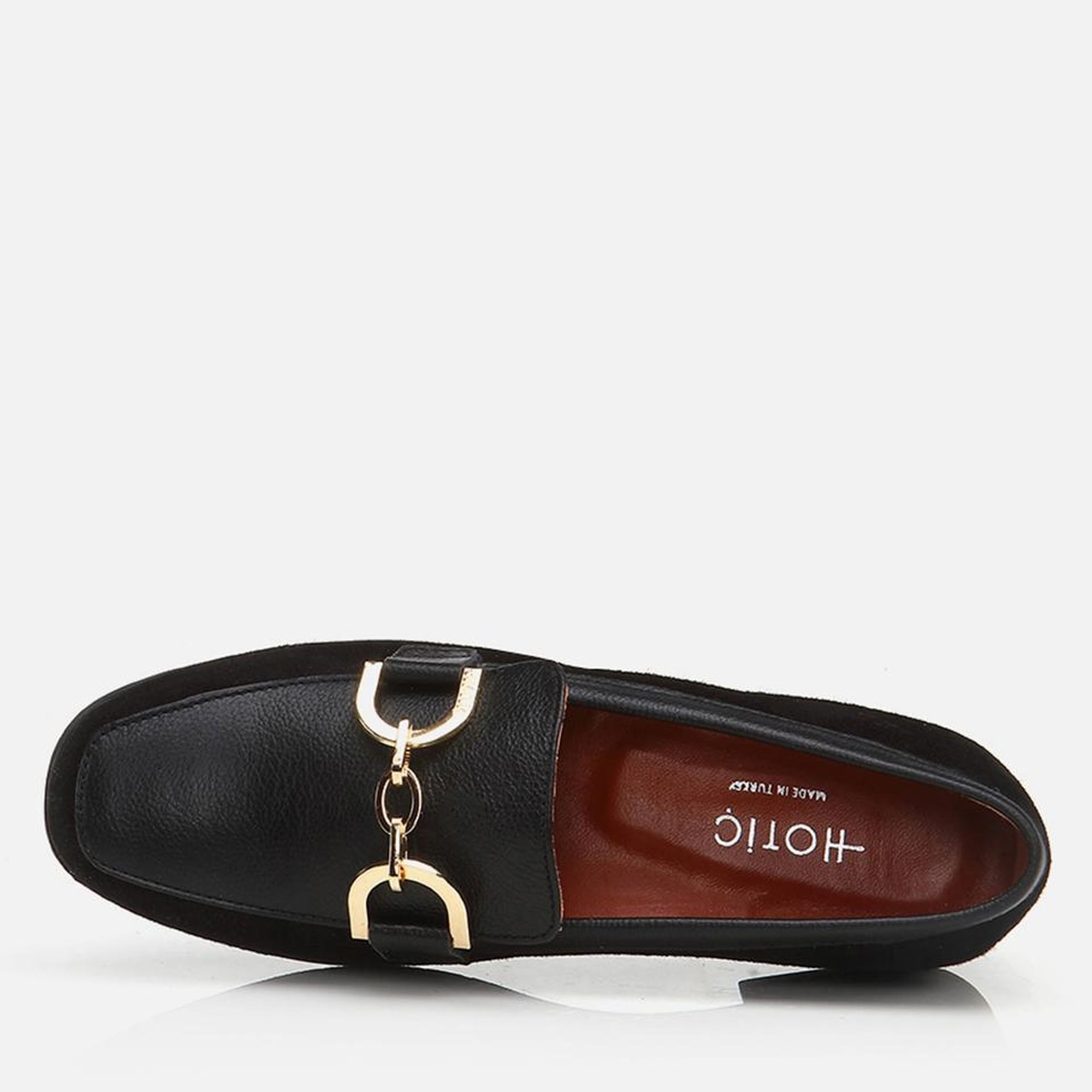 Kadın Deri Siyah Loafer