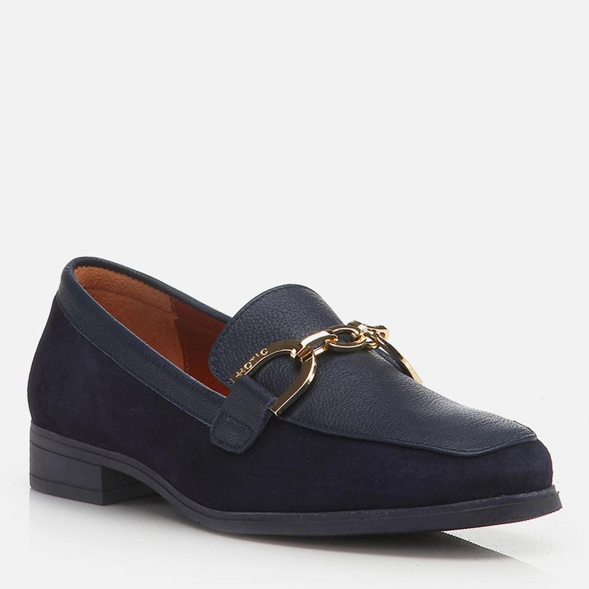 Kadın Deri Lacivert Loafer