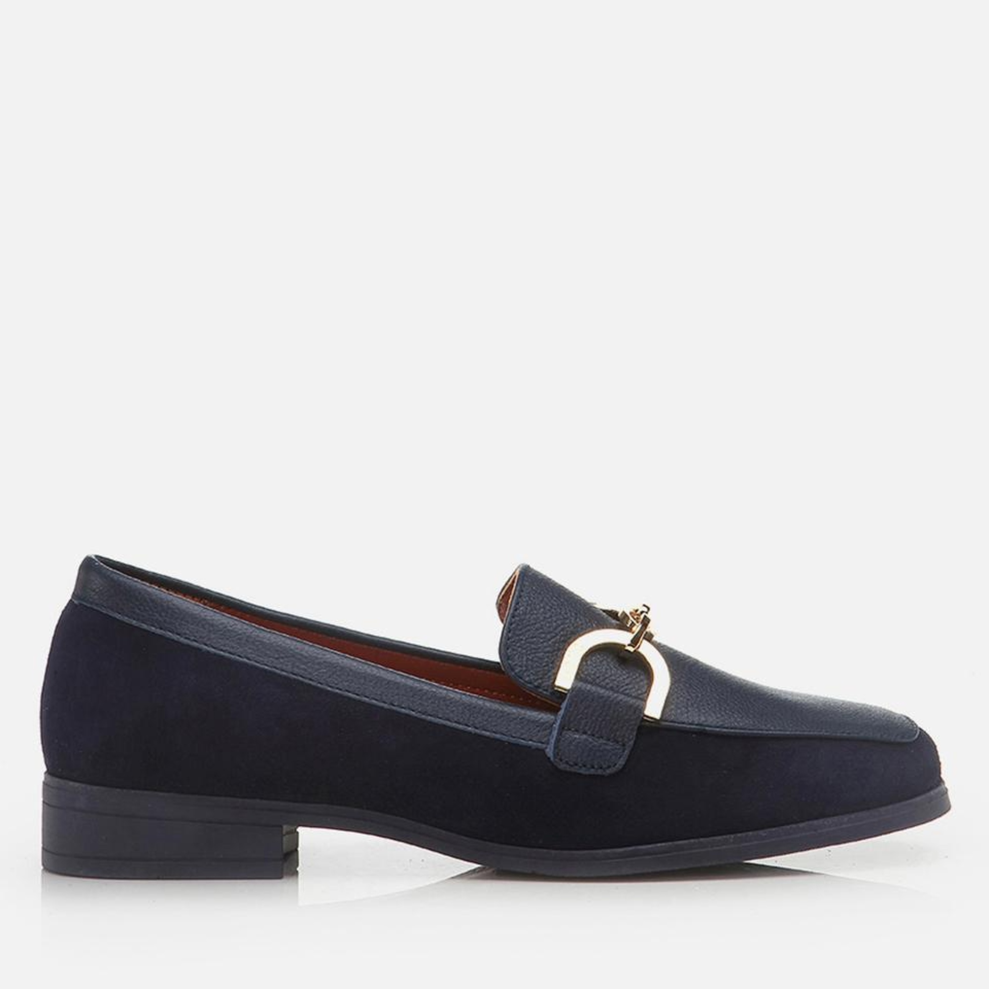 Kadın Deri Lacivert Loafer