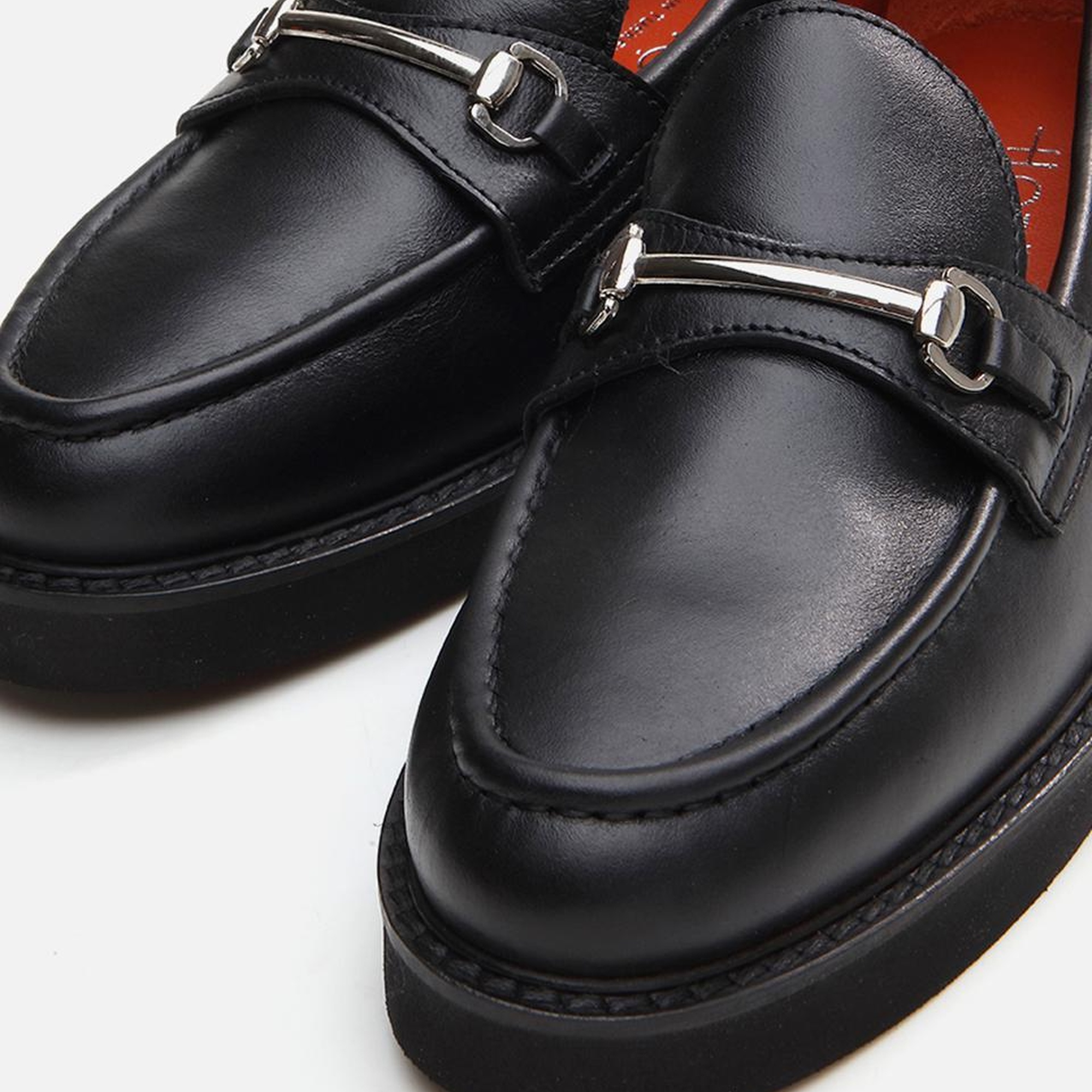 Kadın Deri Siyah Loafer