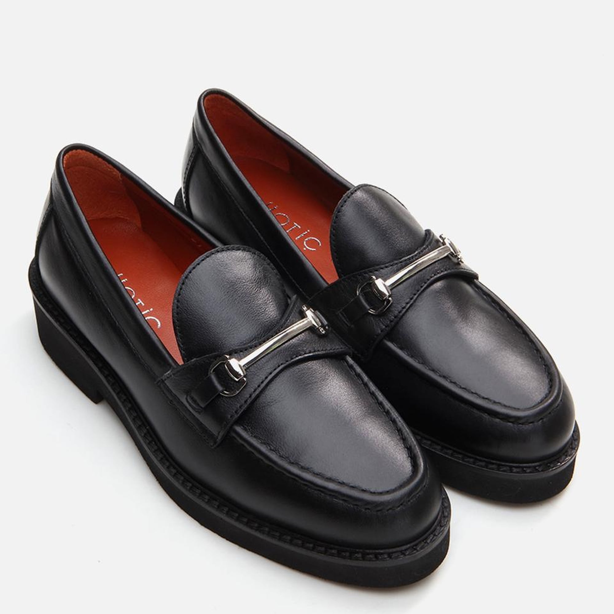 Kadın Deri Siyah Loafer