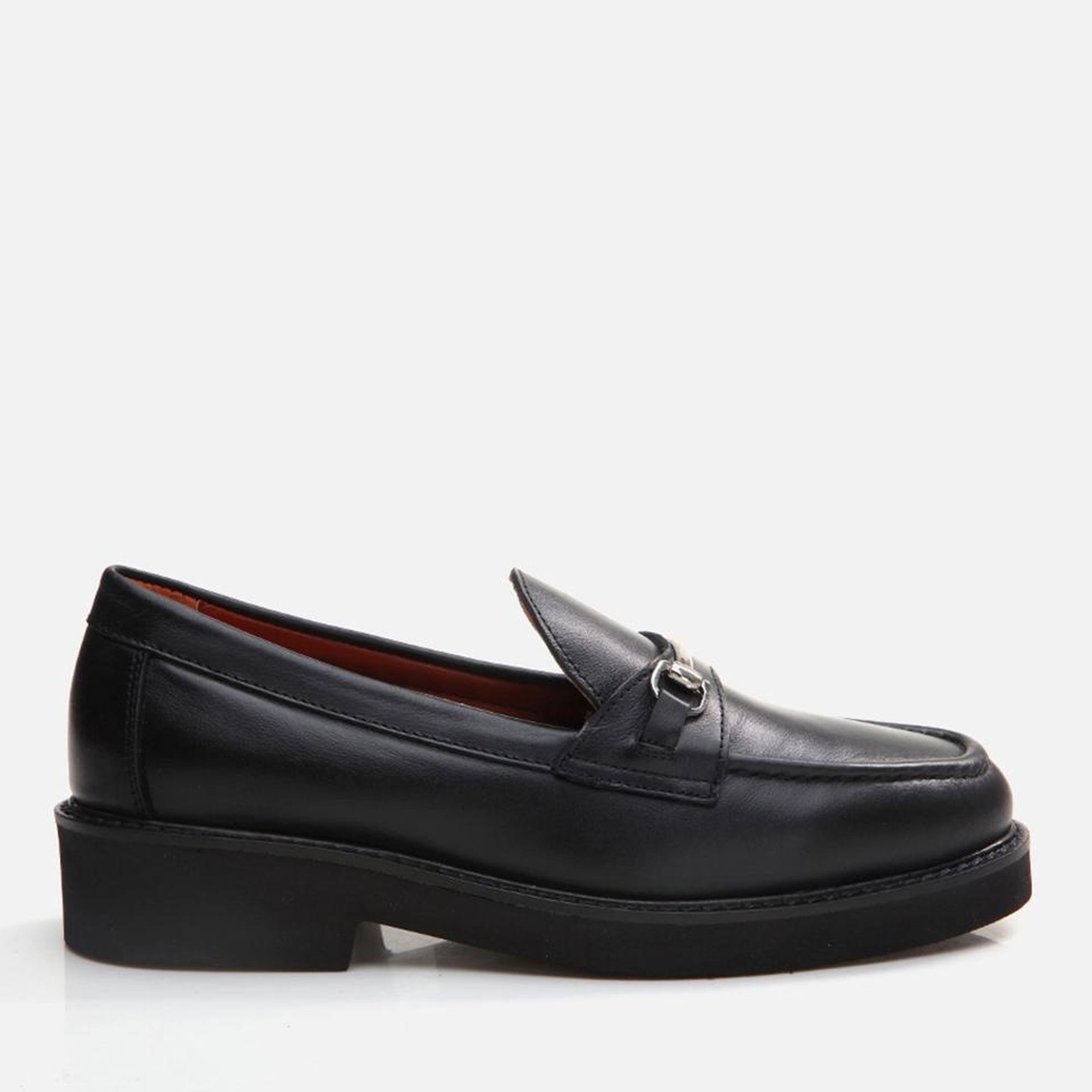 Kadın Deri Siyah Loafer