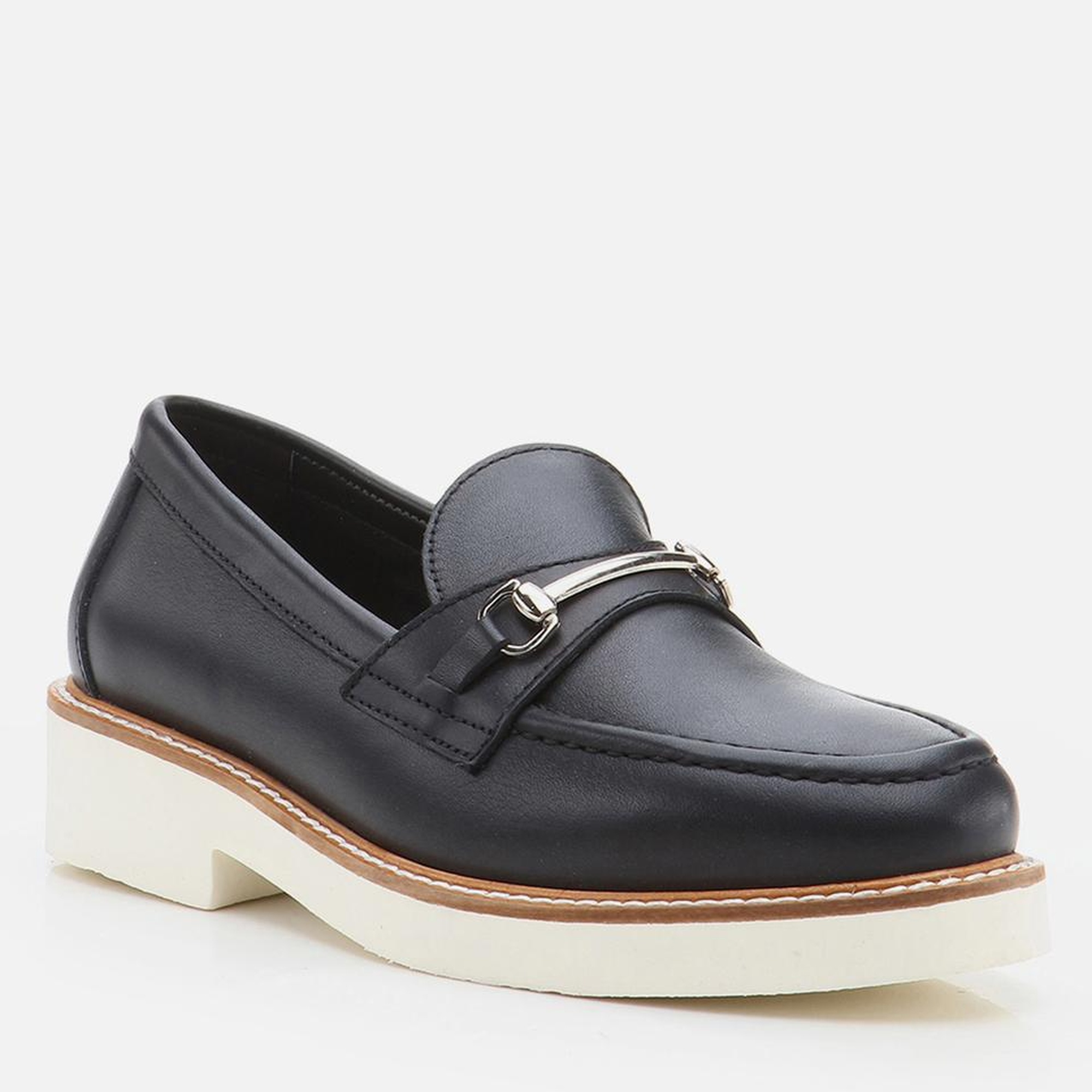 Kadın Deri Siyah Loafer