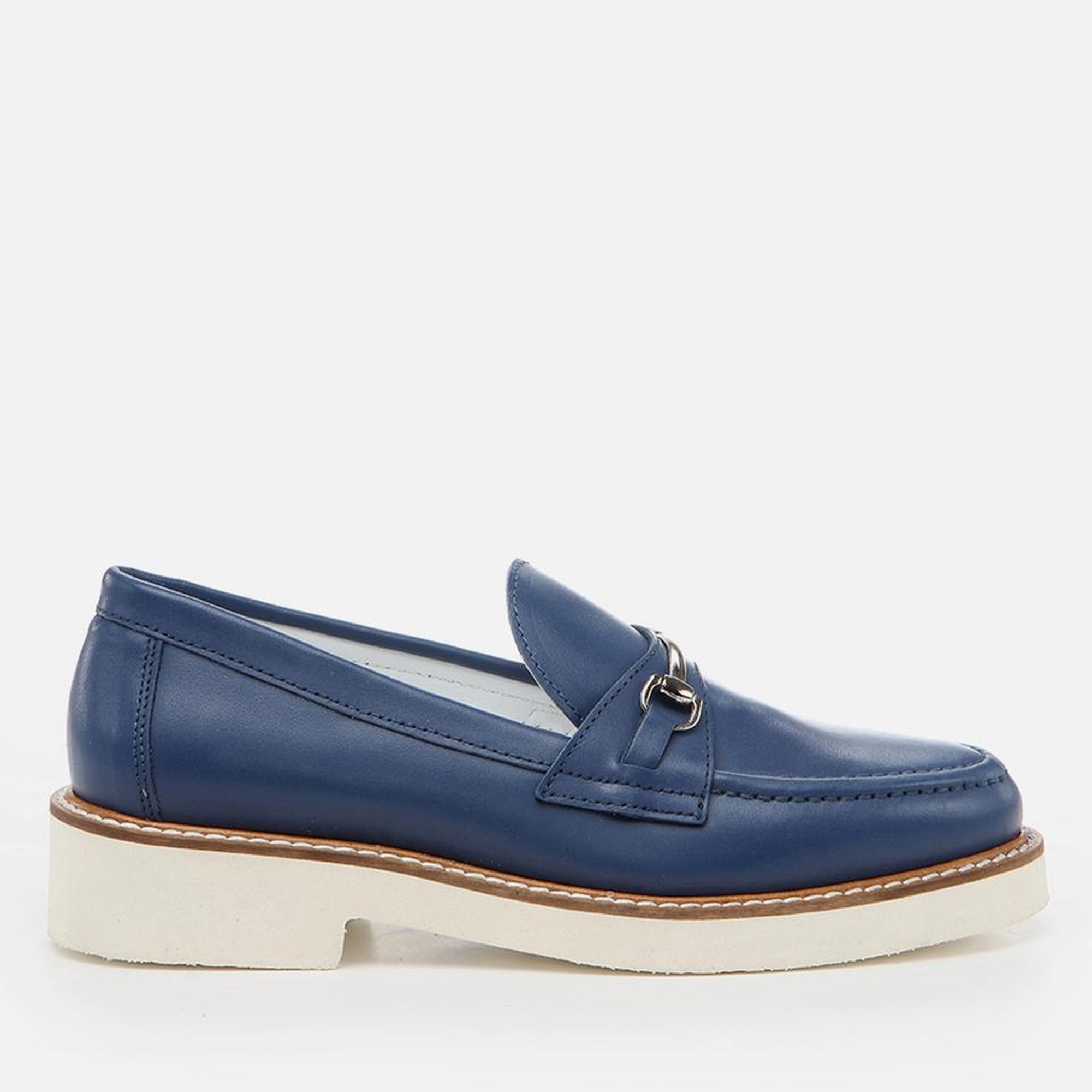 Kadın Deri Lacivert Loafer