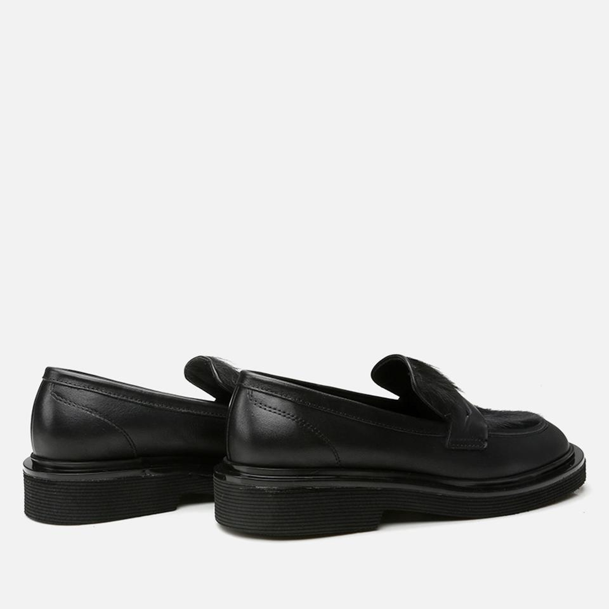 Kadın Deri Siyah Loafer